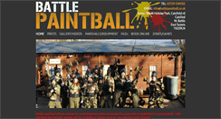 Desktop Screenshot of battlepaintball.co.uk